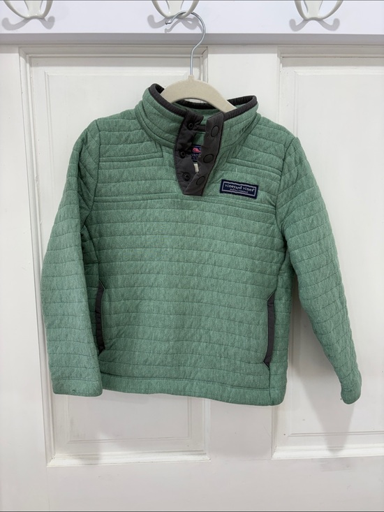 Vineyard Vines Other - Vineyard Vines Kids Quilted Pullover in Sage